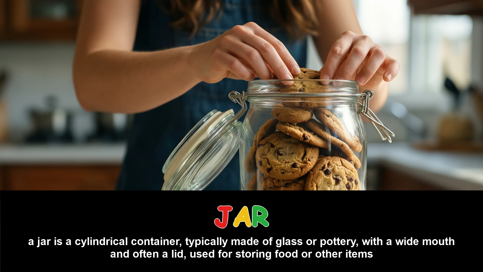 English Illustration for jar